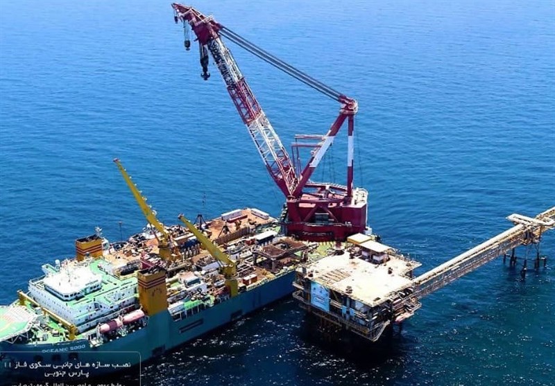 ثبت رکورد جدید در تولید گاز از پارس جنوبی – تسنیم