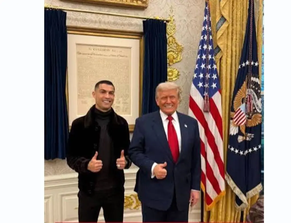 پست اینستاگرامی و جنجالی کریستیانو رونالدو بعد از دیدار با ترامپ