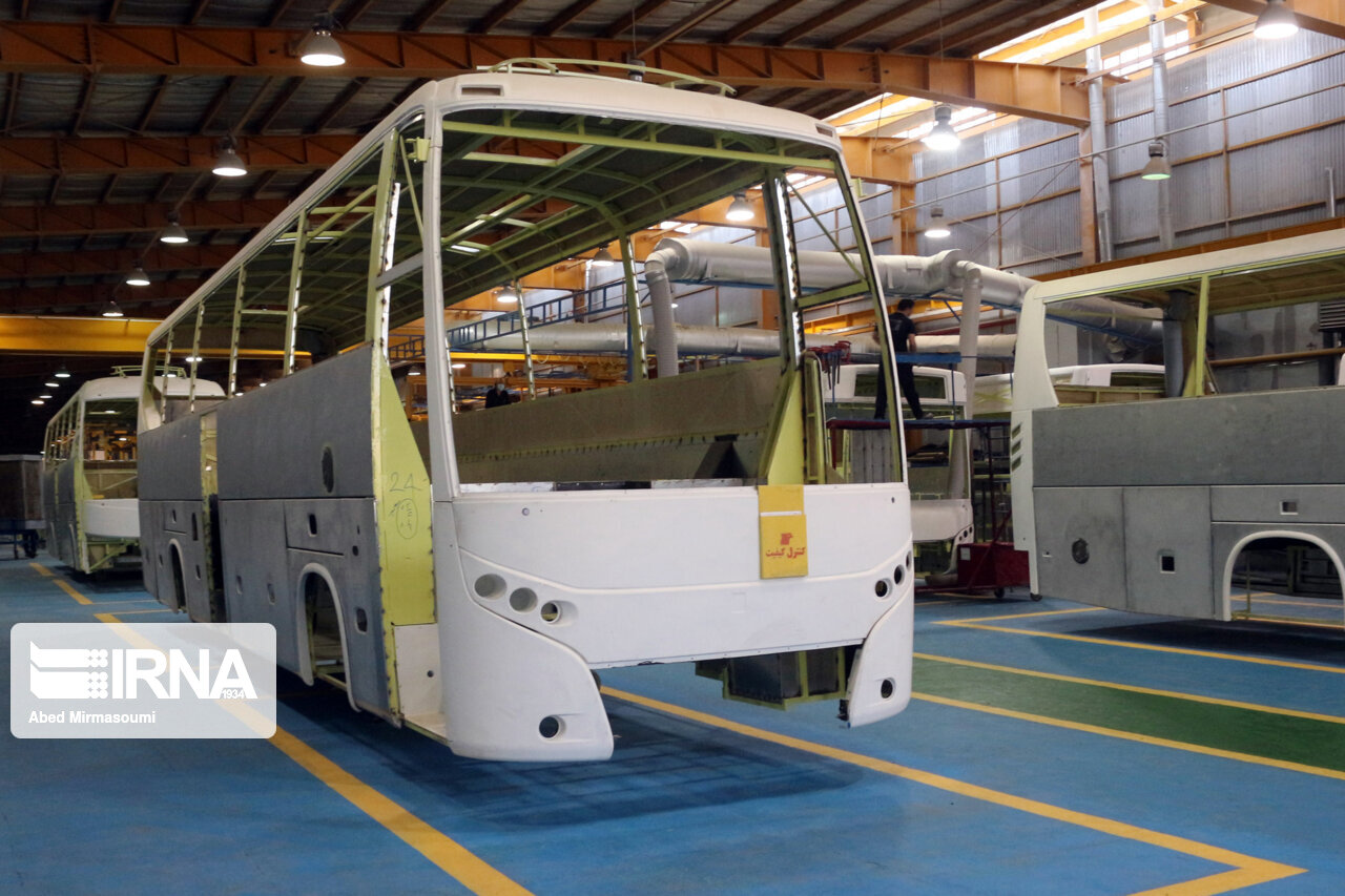 تولید ۵۸۰ دستگاه اتوبوس در کشور تولید ۵۸۰ دستگاه اتوبوس در کشور