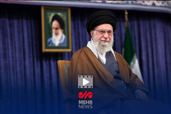 بیانات رهبر انقلاب در دیدار با خانواده شهدای اقتدار