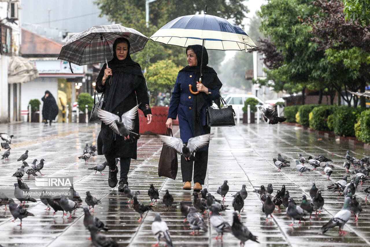 ابرناکی و بارش باران در نوار شرقی کشور