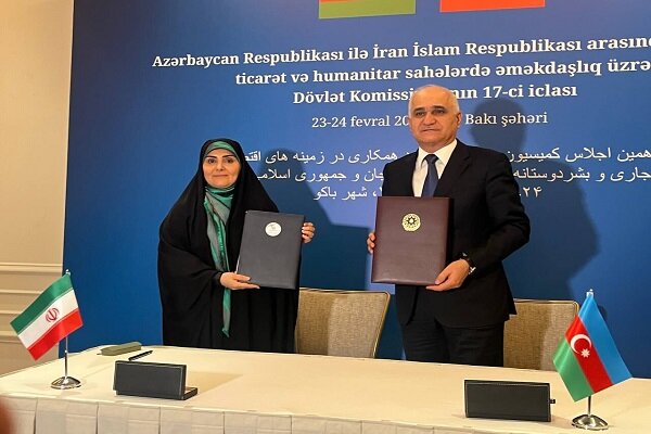 امضای سند همکاری‌های اقتصادی ایران و جمهوری آذربایجان در ۱۰ سرفصل اصلی