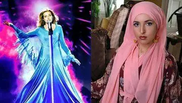 قرآن خواندن جنیفر خواننده‌ی آمریکایی در پخش زنده + فیلم