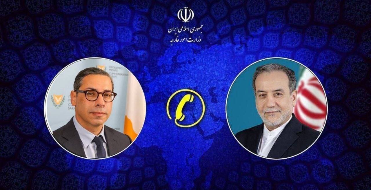وزیر امور خارجه قبرس با عراقچی رایزنی کرد