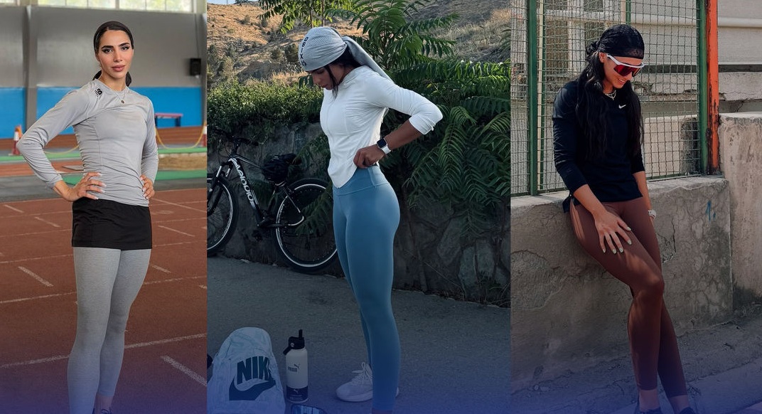 استایل شیک سه ورزشکار خانم+ عکس استایل شیک سه ورزشکار خانم+ عکس