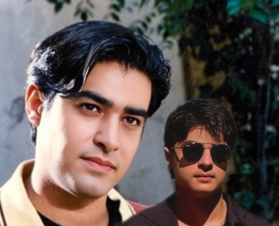 شباهت خیره‌کننده پسر شهاب حسینی به پدرش در جوانی + فیلم