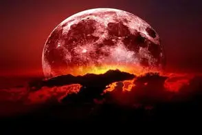 تصویر کامل ماه خونین، از زاویه تلسکوپ در تهران + عکس