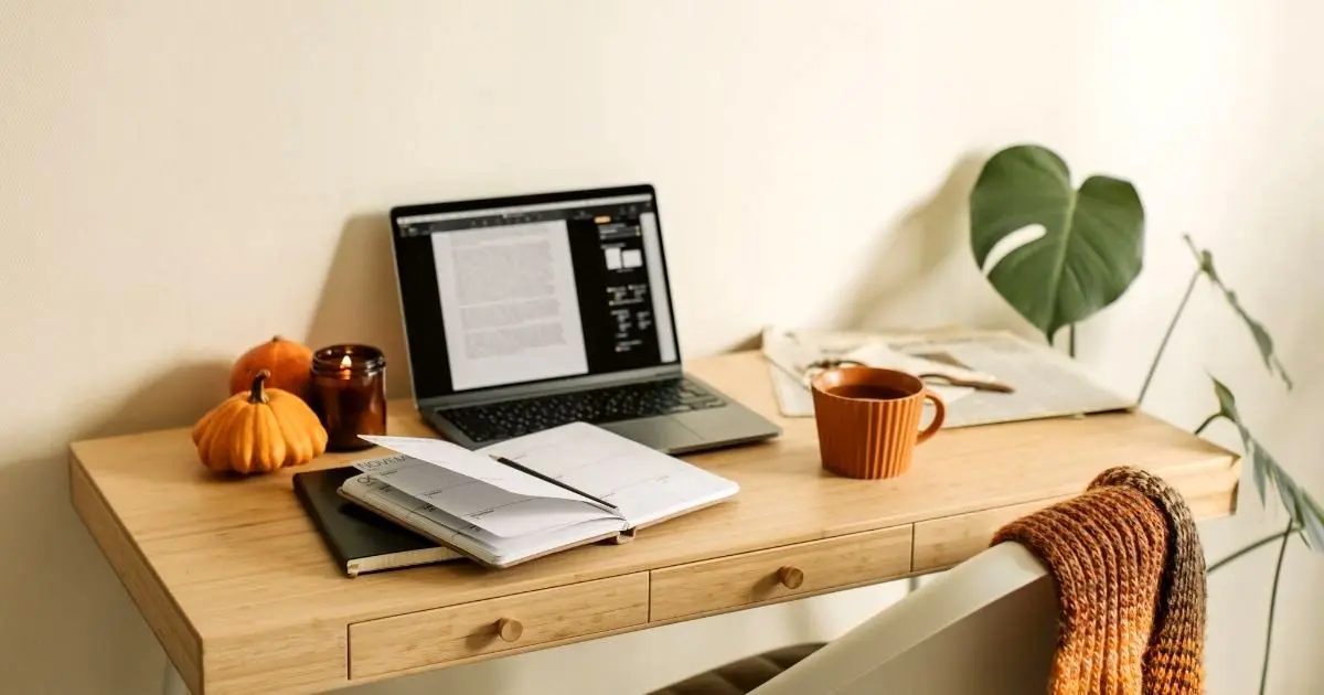 دل‌انگیز کردن روزهای کاری پاییز با ۷ تغییر کوچک اما مؤثر