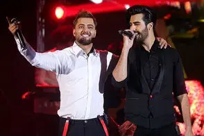 دو بازیگر جذاب سینمای ایران در کنسرت ماکان‌بند