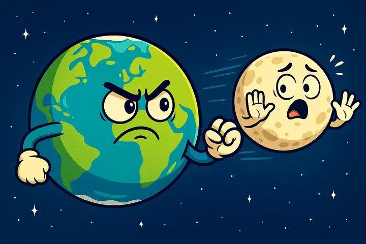 دور شدن ماه از زمین حقیقت دارد!