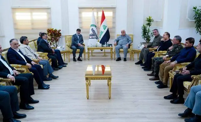 دیدار رادان با رئیس الحشد الشعبی