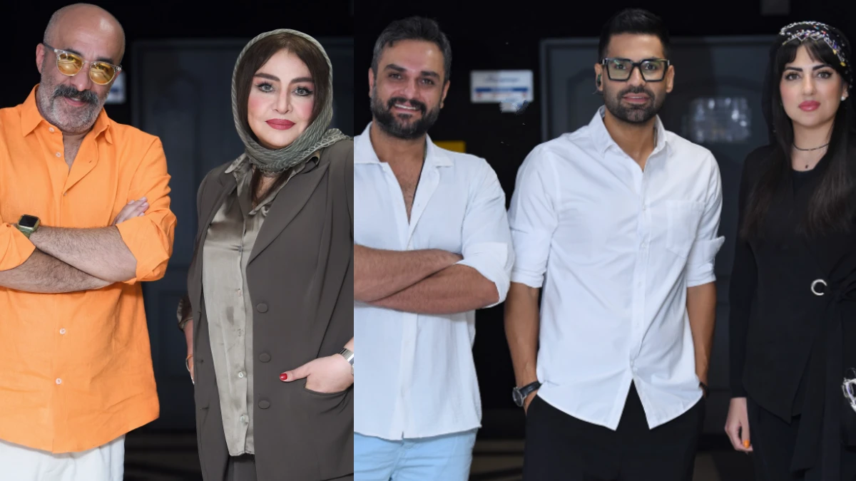 هنرمندان در بک استیج کنسرت سعید ترابی +عکس