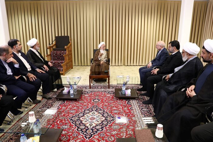 آیت الله جوادی آملی در دیدار با قالیباف؛ پاکی مملکت در گرو طهارت و پاکی مدیران و مسئولان است