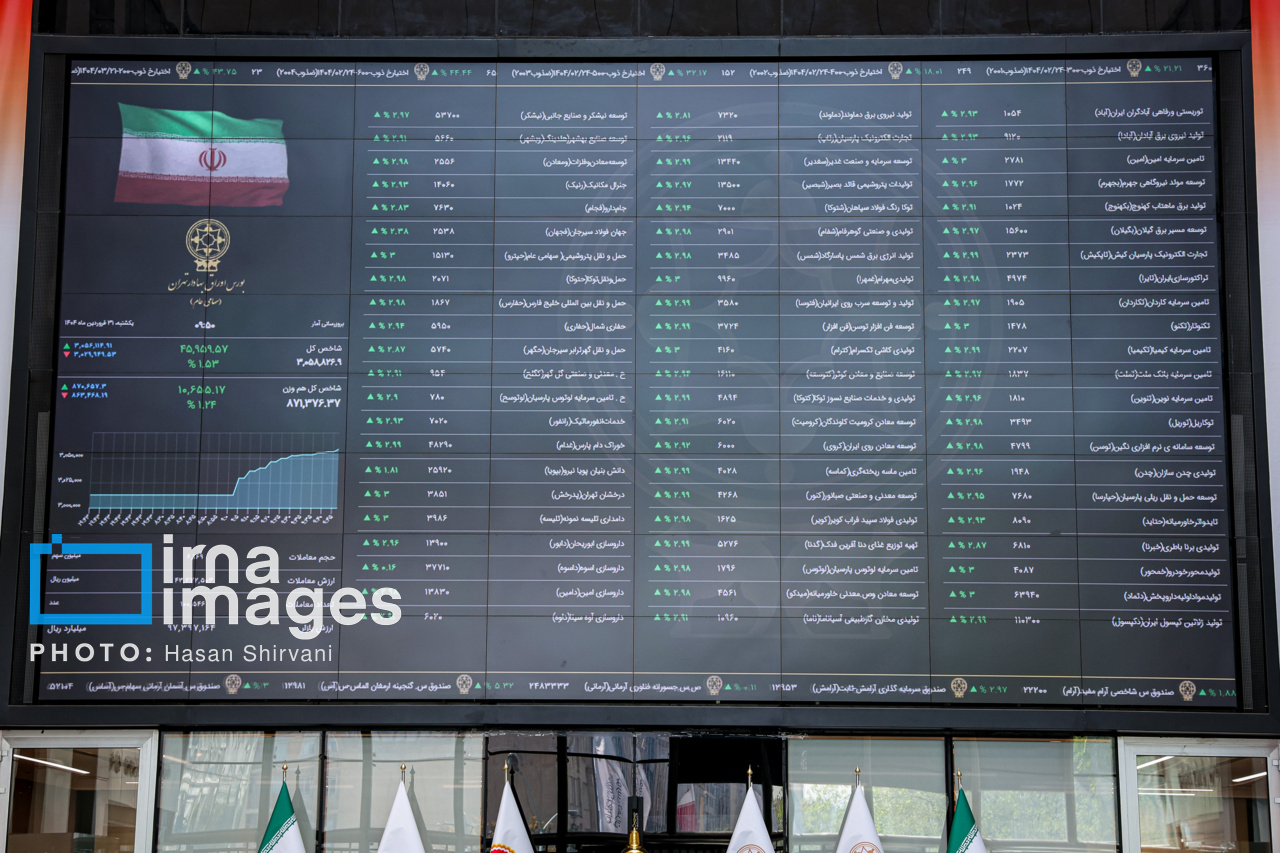 ارزش بورس تهران در نیمه نخست امسال ۱۰ درصد کم شد