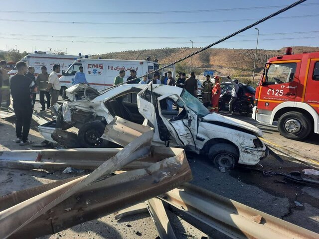 تصادف مرگبار سواری پژو در تهران