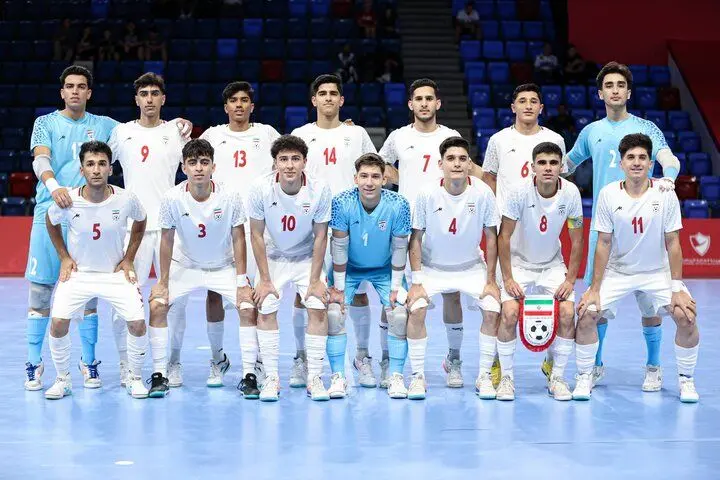 تیم فوتسال جوانان ایران نایب قهرمان شد