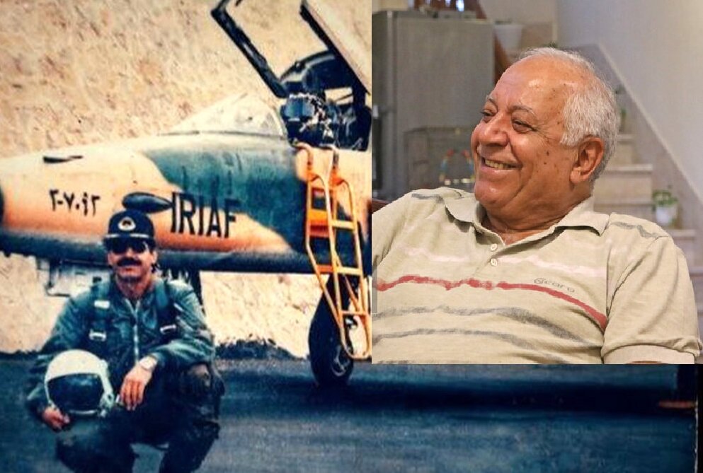 خلبان شیرافکن همتی از پیشکسوتان نیروی هوایی ارتش دار فانی را وداع گفت