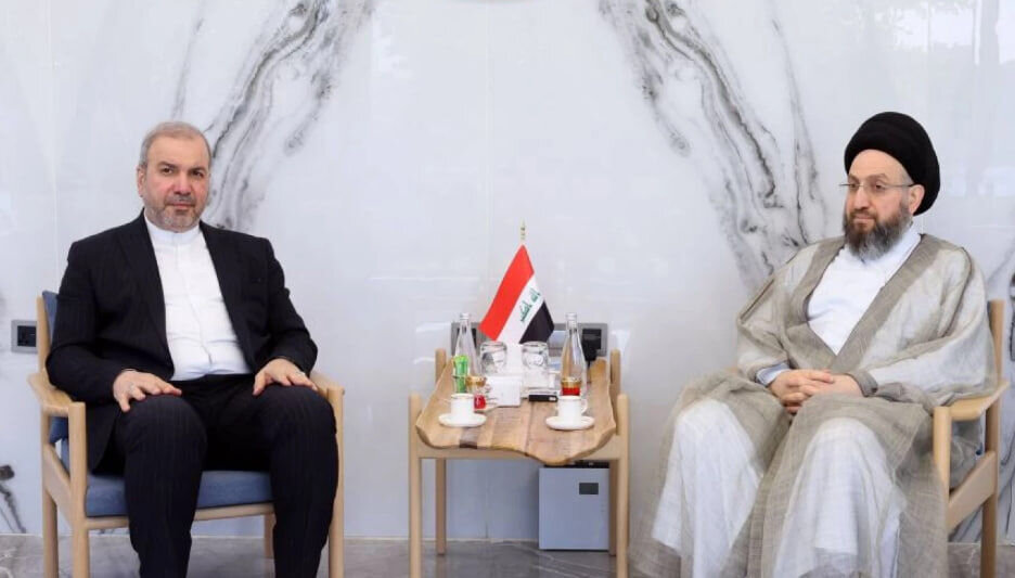 دیدار سید عمار حکیم و سفیر ایران در عراق