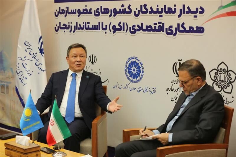 سفیر قزاقستان در ایران: همکاری استان‌های دو کشور افزایش می‌یابد