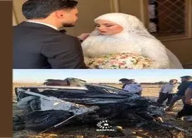 صحنه مرگ دلخراش عروس و داماد کُرد در تصادف/ویدیو +18 صحنه مرگ دلخراش عروس و داماد کُرد در تصادف/ویدیو +18