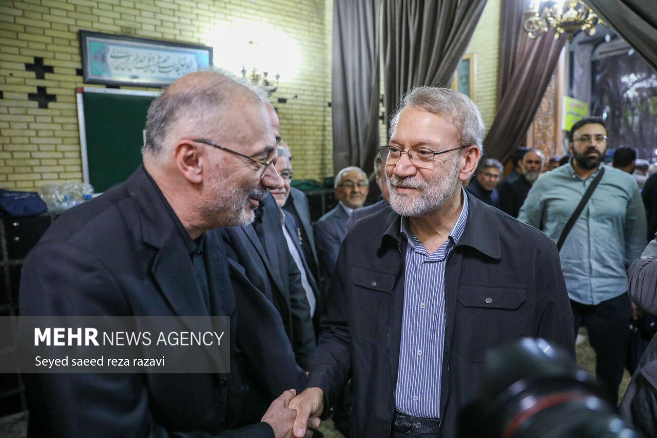 مجلس ترحیم همسر آیت الله سیستانی در تهران