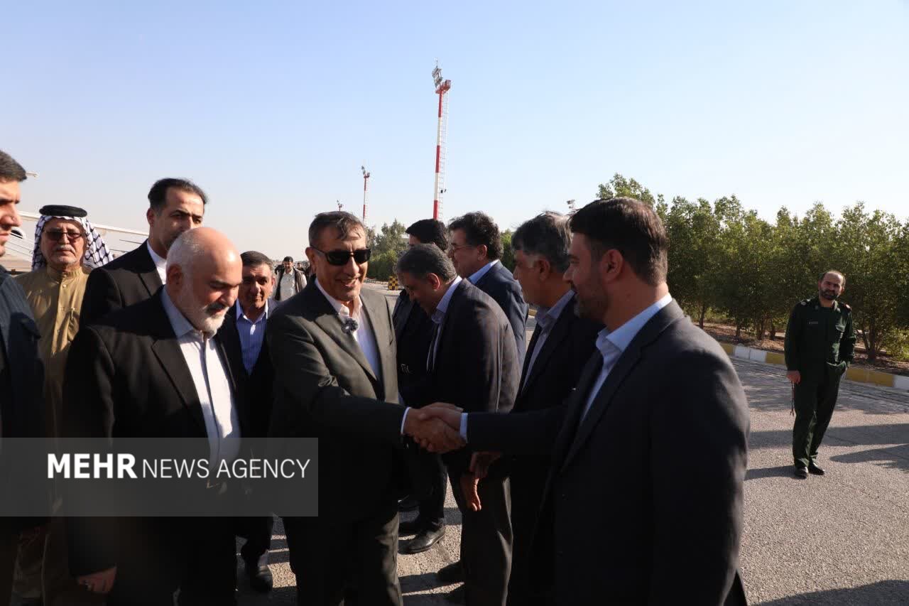 معاون اجرایی رییس‌جمهور وارد خوزستان شد