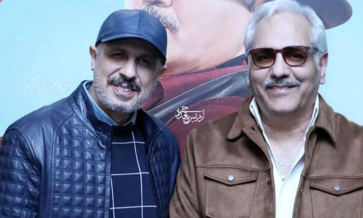 مهران مدیری و جوادرضویان در پشت صحنه سریال «شش ماهه»