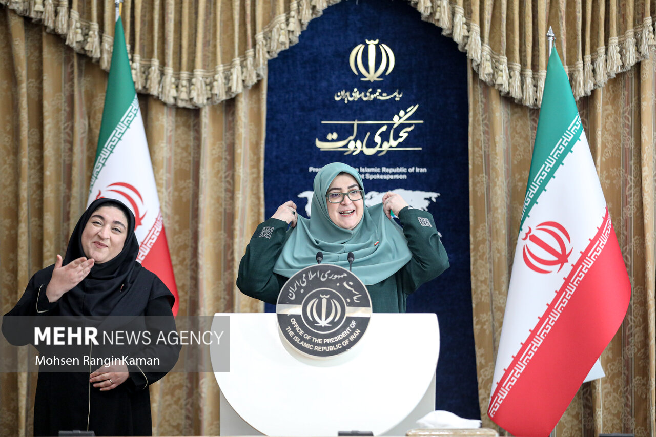 نشست خبری سخنگوی دولت