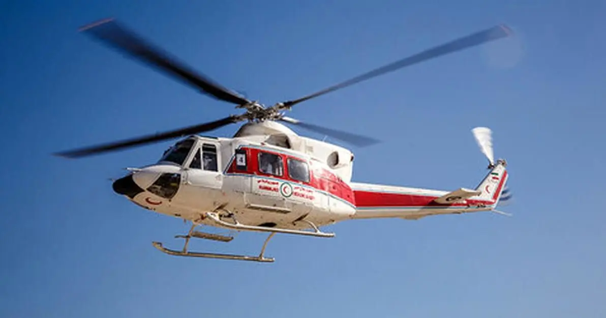 وقوع حادثه بالگرد هلال‌احمر در ارتفاعات اشترانکوه لرستان