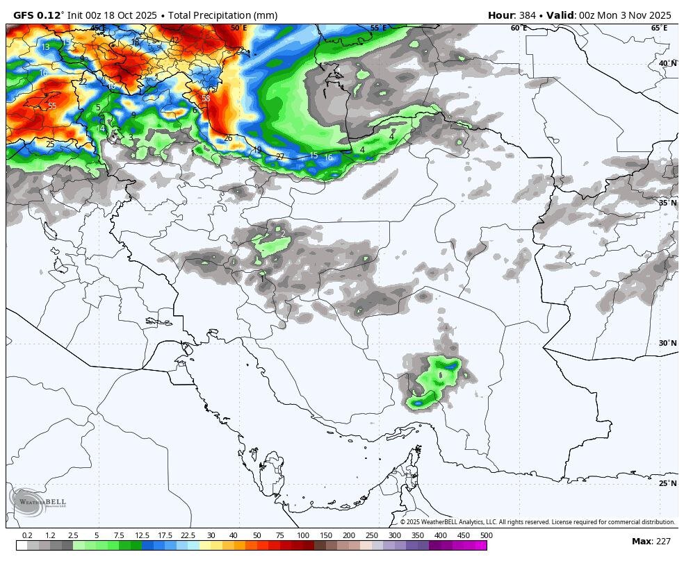 پیش‌بینی هواشناسی ۲۸ مهر؛ سامانه بارشی جدید در راه شمال کشور است