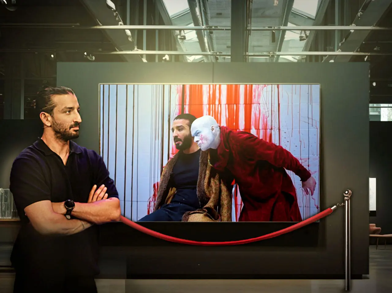 اجرای متفاوت سینا ساعی در «کارناوال» با 800 لیتر خون