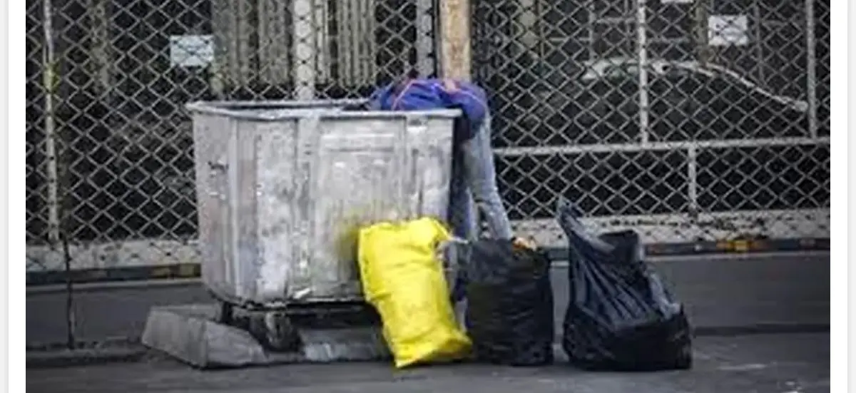 انداختن اوباش در سطل زباله با یازده میلیون بازدید/ ویدئو