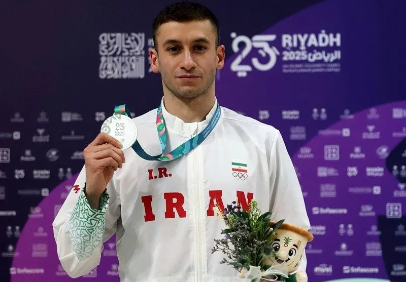 بازی‌های کشورهای اسلامی| هومر عباسی در شنای 50 متر نقره گرفت