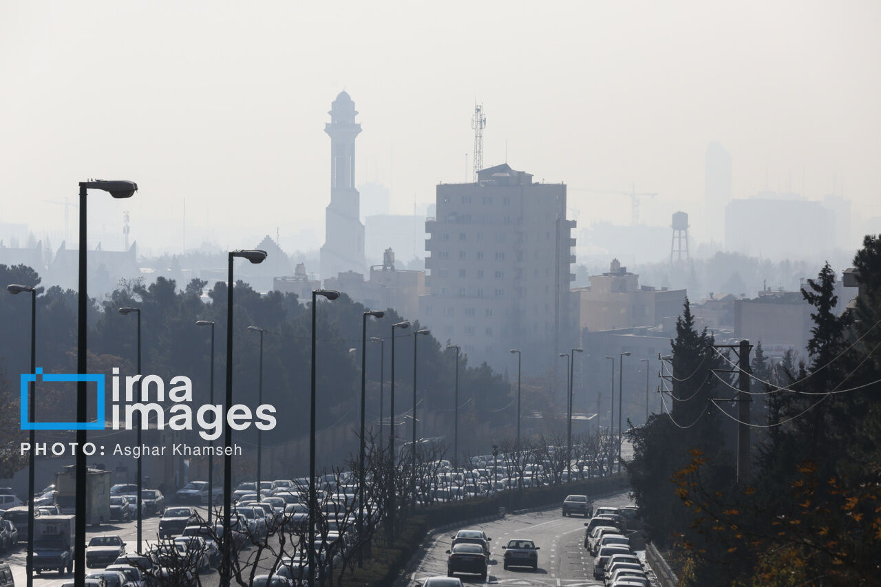 آلودگی هوا در شهرهای صنعتی و پرجمعیت تا سه‌شنبه 