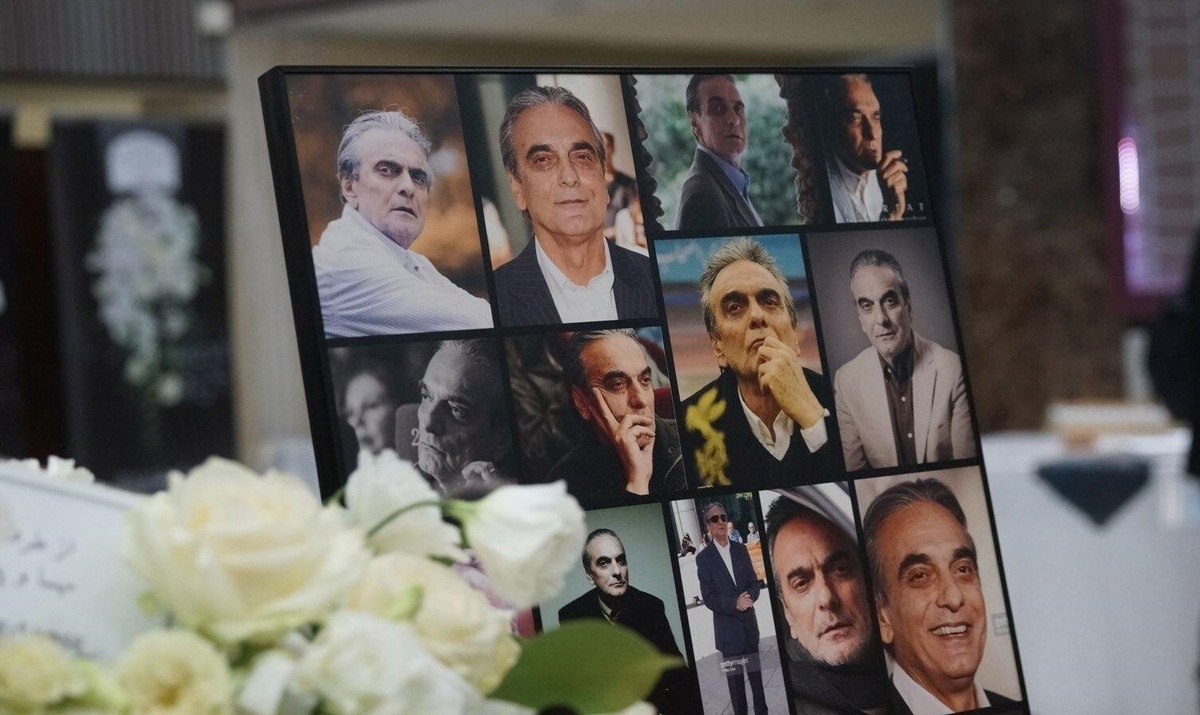 خوش و بش امین حیایی و رضا کیانیان در یادبود همایون ارشادی+فیلم