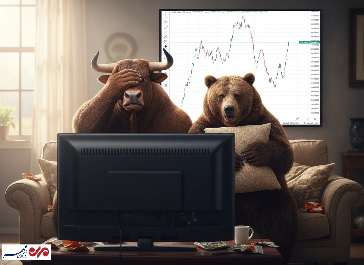 دوئل مرگ و زندگی در بورس تهران؛ کندل آبان سبز رنگ بسته شد