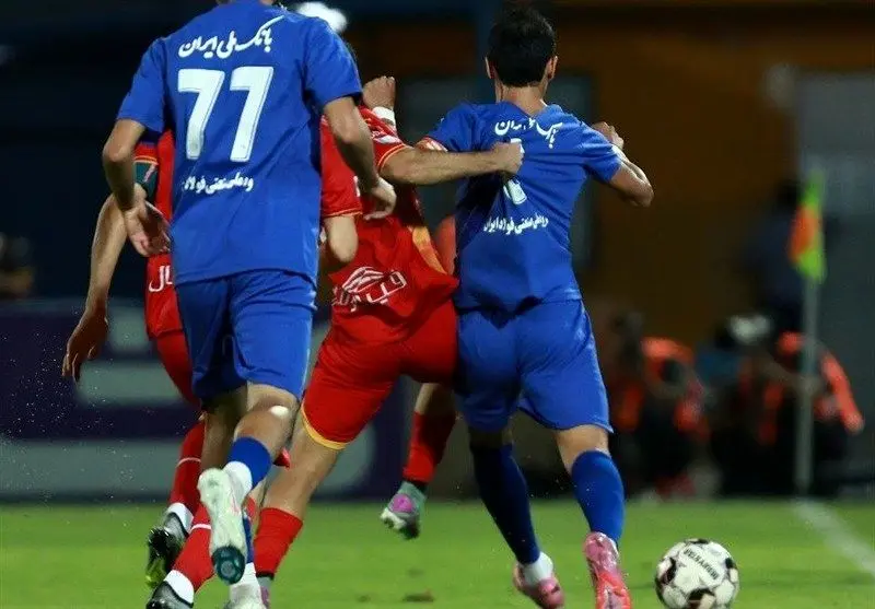 فولاد هم مسافر یک‌هشتم نهایی جام حذفی شد/ هت‌تریک انصاری کار آبی‌ها را ساخت