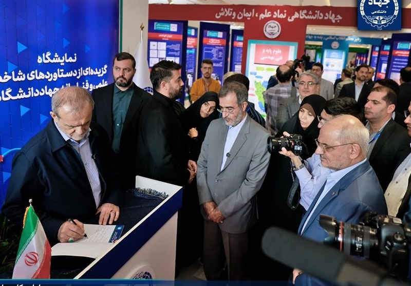 قدردانی رئیس‌ جهاد دانشگاهی از پزشکیان و پورمحمدی – تسنیم