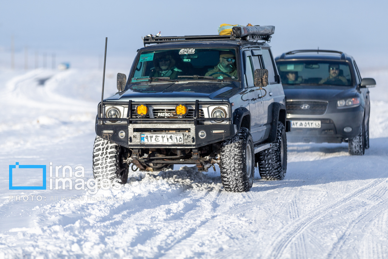 ارتفاع برف در محور بلوردکان- خصیل دشت گیلان به ۳۰ سانتیمتر رسید