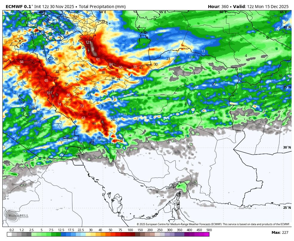 بارش‌های سنگین از فردا آغاز می‌شود؛ هشدار موج سرمای شدید از چهارشنبه