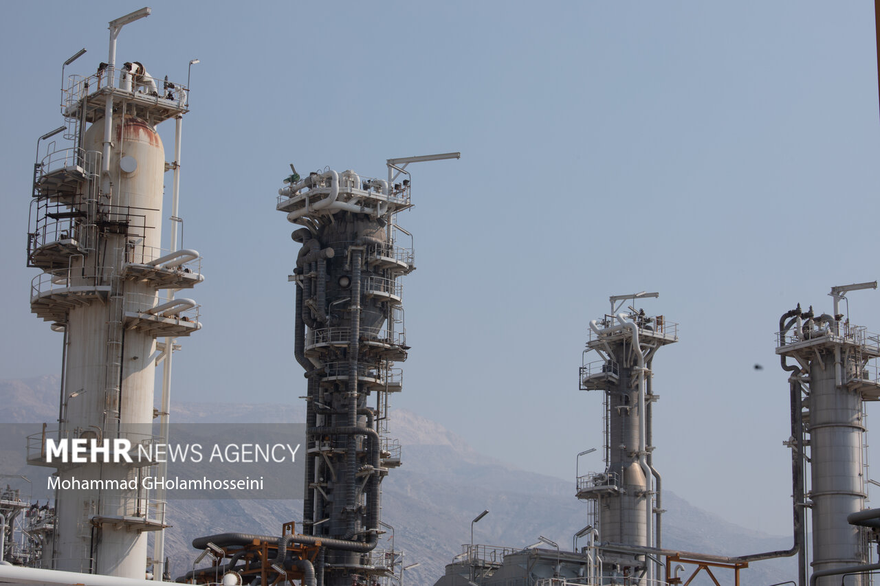 برداشت گاز پارس جنوبی؛ ۷۲۲ میلیون مترمکعب در روز