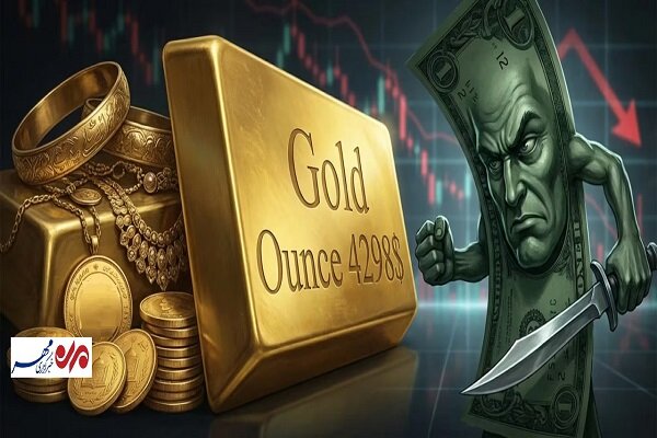 رگ قیمت‌ طلا و سکه زیر تیغ دلار ۱۲۸ هزار تومانی؛ روند طلا کاهشی شد؟