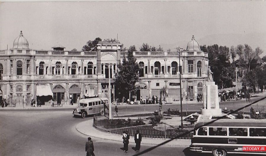 عکس قدیمی‌ترین مرکز خرید تهران؛ ۹۰ سال پیش