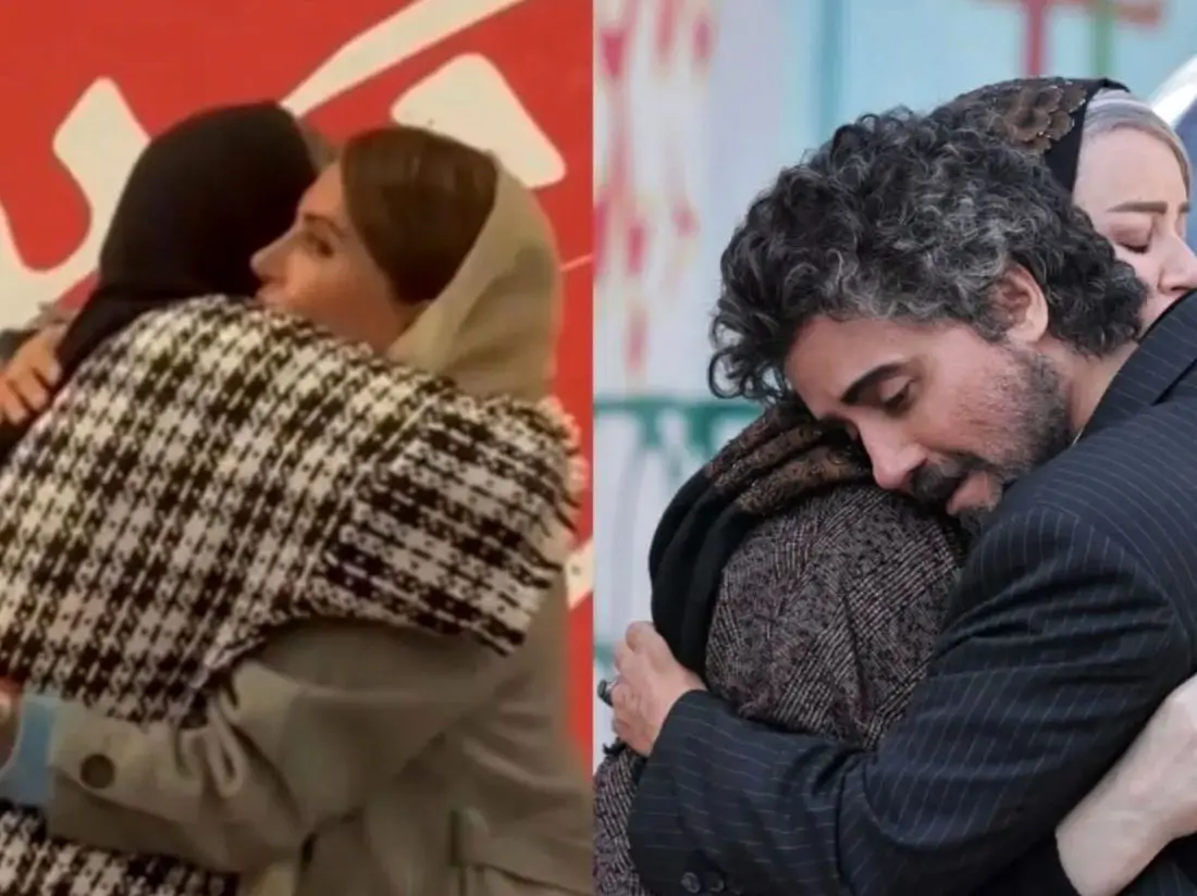 عکس های جذابی که الناز شاکردوست منتشر کرد؛ من و خانومی در اکران «کج پیله»