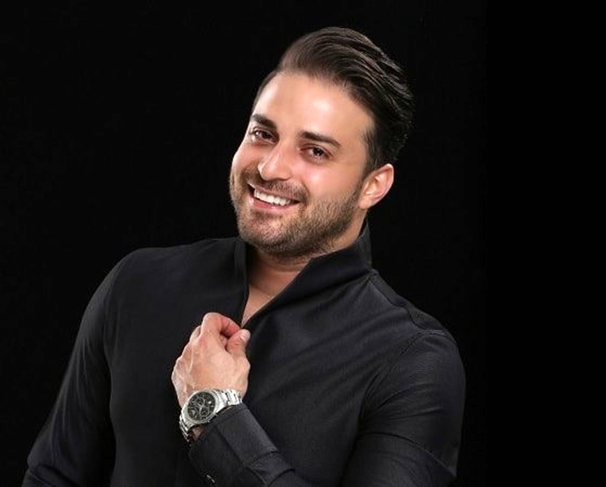 قد پسر بابک جهانبخش از خودش بلندتر شد