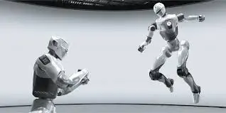 نمایش عجیب: ربات چینی مدیرعامل را نقش بر زمین کرد+فیلم