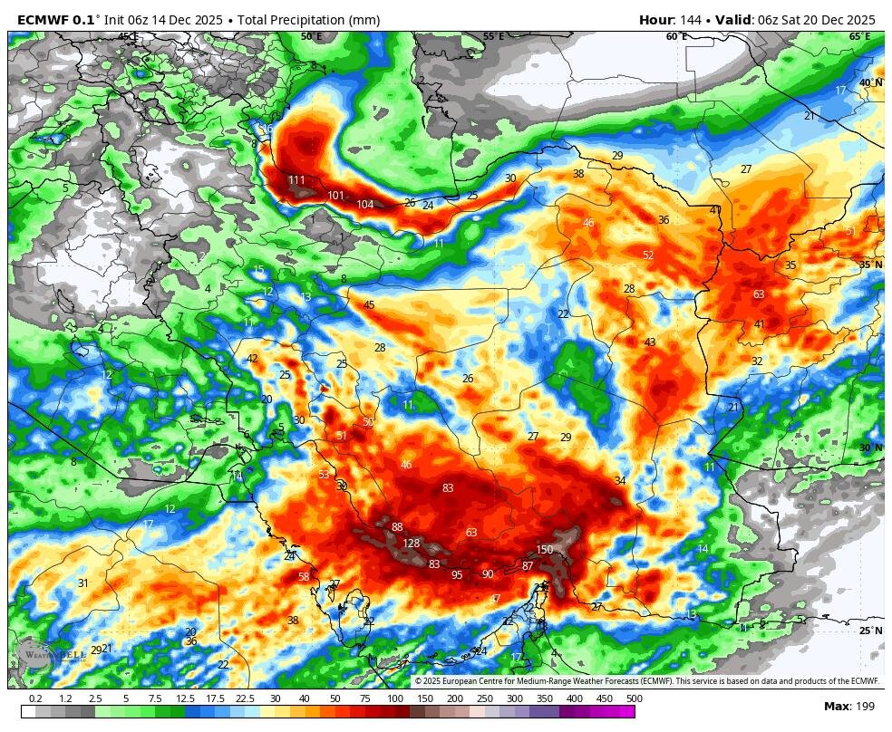 هشدار بارش شدید برف و باران در سراسر کشور به جز ۲ استان تا روز جمعه