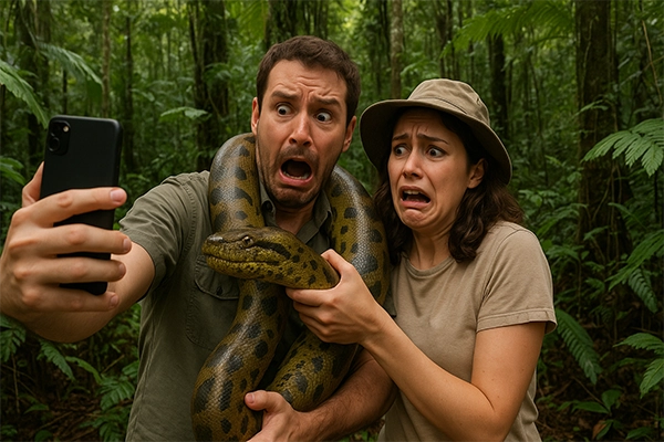 نمایی دیدنی از شبح غوطه ور آب های آمازون+فیلم نمایی دیدنی از شبح غوطه ور آب های آمازون+فیلم