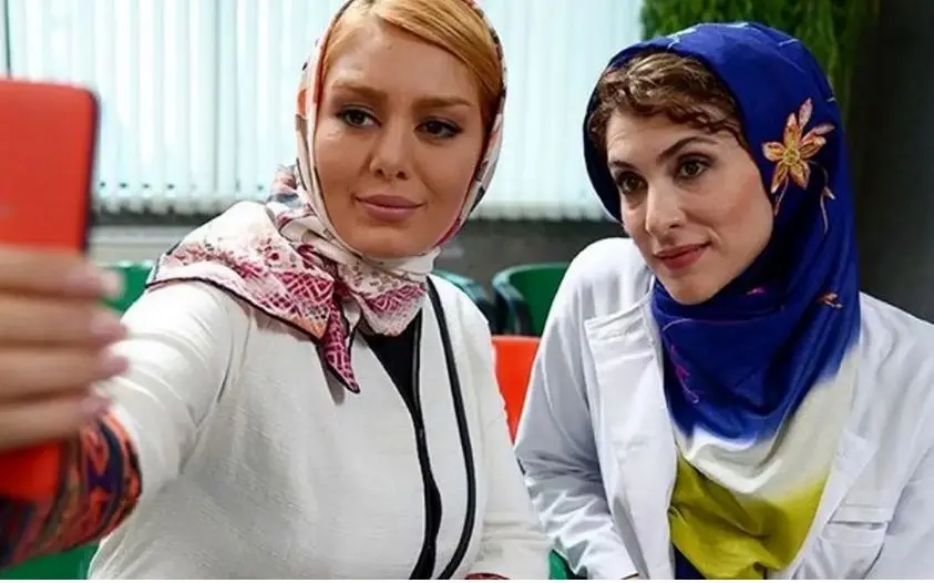 «سحر قریشی» با لباس عروس در پشت‌صحنه «ثبت با سند برابر است»