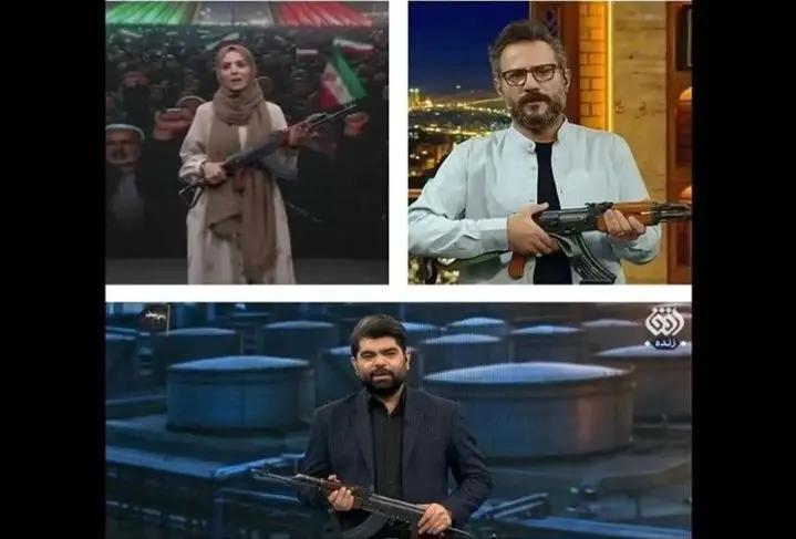 توضیح صداوسیما درباره استفاده از اسلحه در سه شبکه تلویزیون توضیح صداوسیما درباره استفاده از اسلحه در سه شبکه تلویزیون